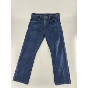 Vintage Rustler Jeans Blue Pants Western Faded‎ Denim Wrangler Tag 34 x 29